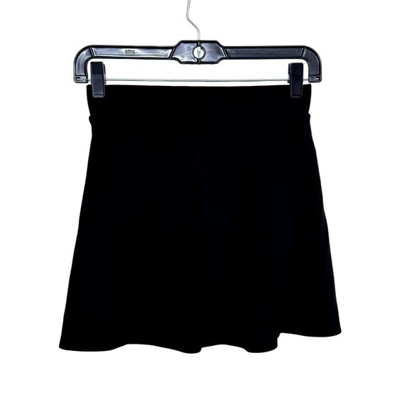 Forever 21 Black Mini Skirt Medium With Front Zipper Closure - Picture 2 of 4
